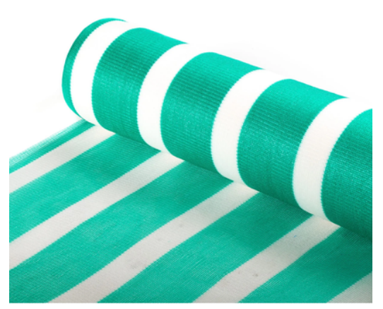 Malla Raschel Verde con Blanco